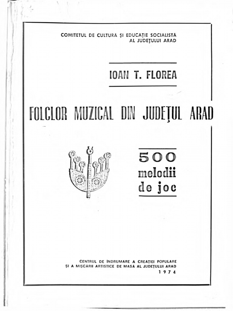 Folclor Muzical Din Judetul Arad | PDF