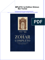 PDF of Zohar Completo 1St Edition Shimon Bar Yochai Full Chapter Ebook