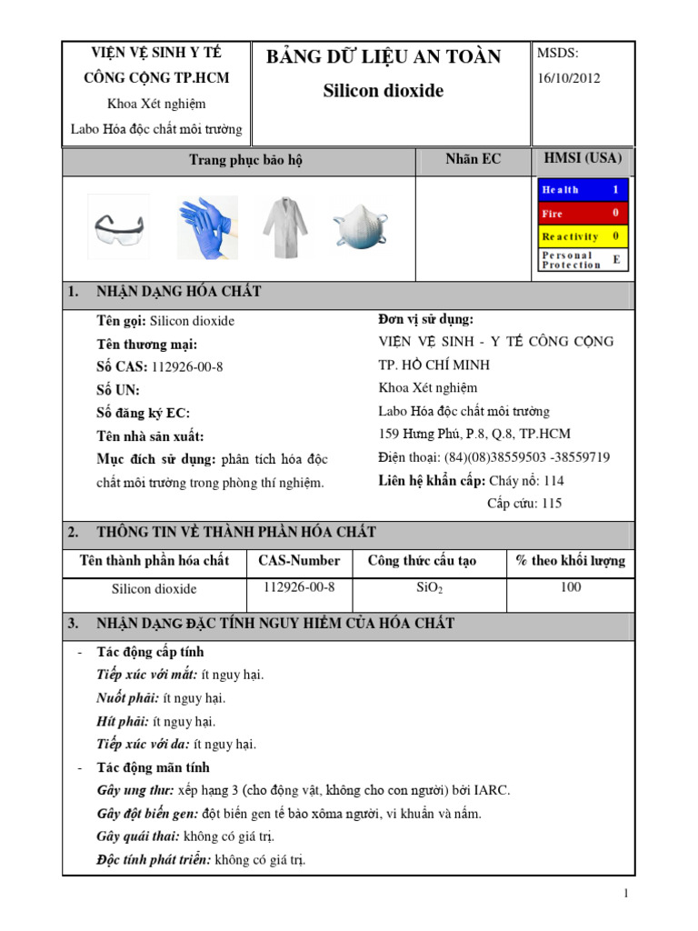 Silicon dioxide | PDF