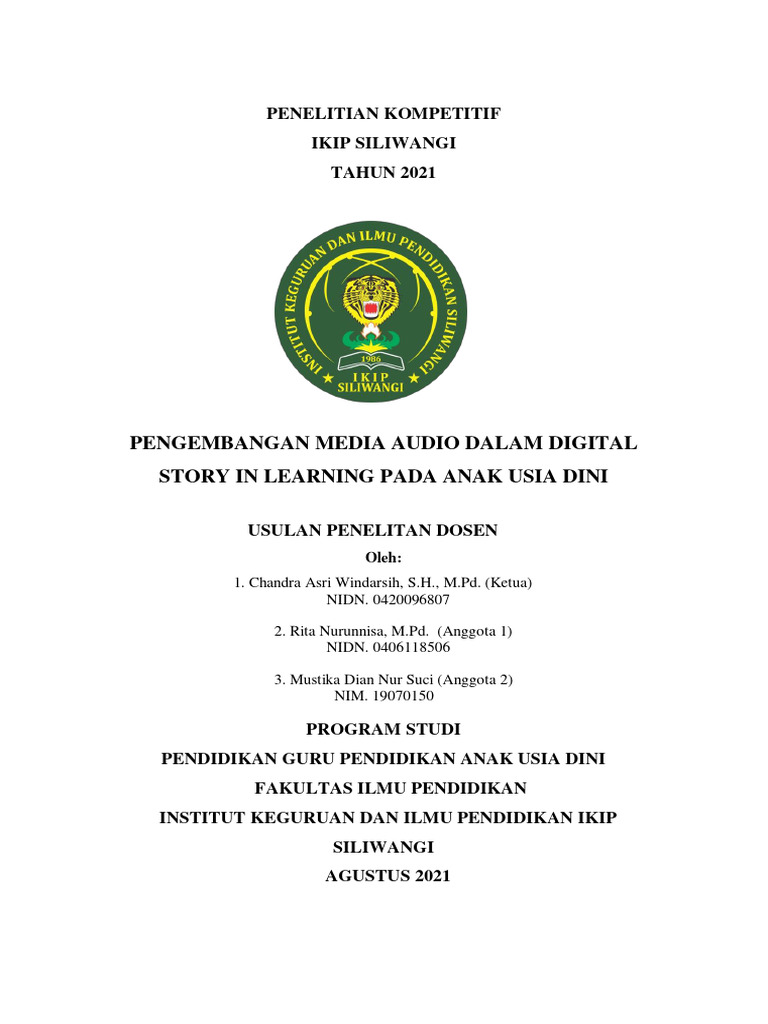 Media Audio untuk Digital Story Learning | PDF