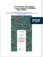 full download O Retrato De Dorian Gray Edicao Anotada E Sem Censura 1St Edition Oscar Wilde 3 online full chapter pdf 