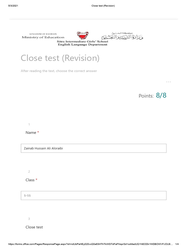 Close Test (Revision) | PDF | Secure Communication | Computing