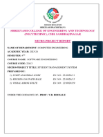 Shreeyash College of Engineering and Technology (Polytechnic), Chh. Sambhajinagar Micro-Project Report