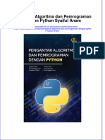 Full Download Pengantar Algoritma Dan Pemrograman Dengan Python Syaiful Anam Online Full Chapter PDF