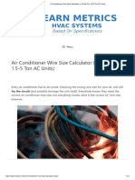 Air Conditioner Wire Size Calculator (+ Chart For 1.5-5 Ton AC Units)