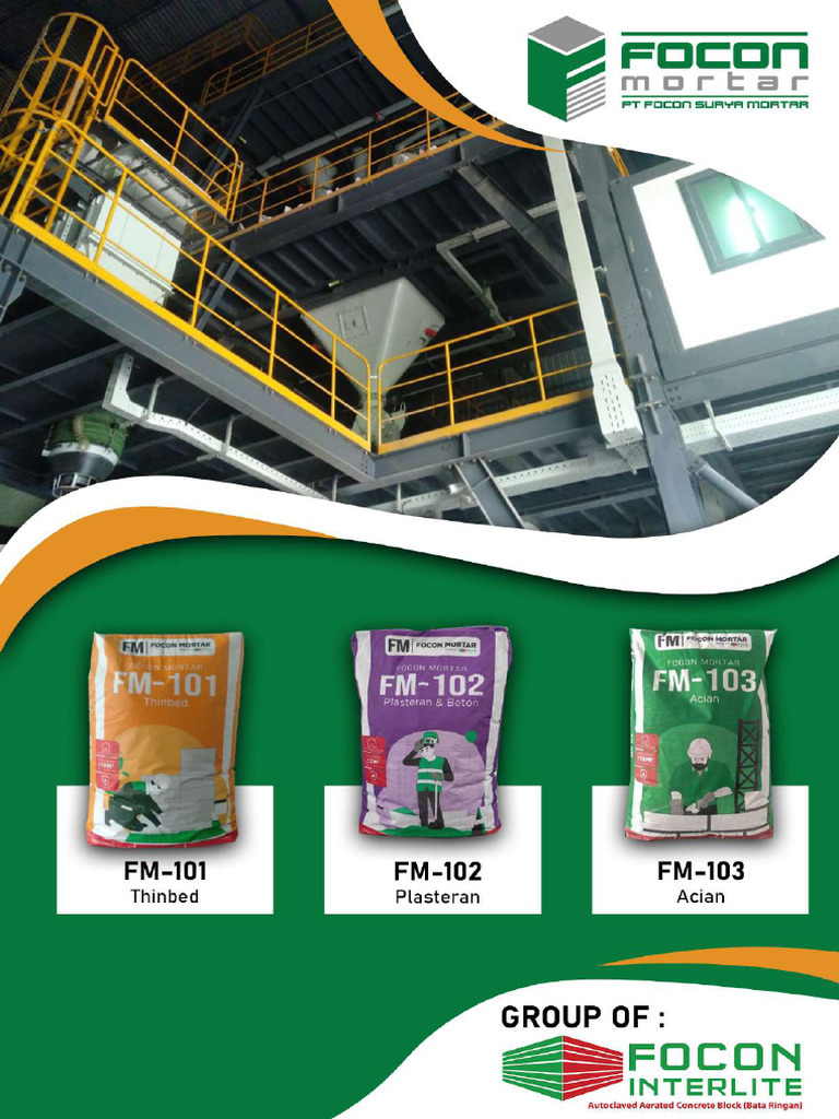Brosur Produk Focon Mortar | PDF