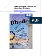 Full Download Dumont Direkt Reisefuhrer Rhodos 2Nd Edition Hans E Latzke Online Full Chapter PDF