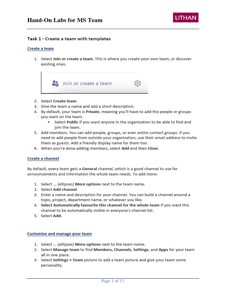 Customizing Microsoft Teams Guide | PDF | Computer File | Microsoft Outlook