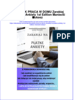 Download pdf of Poradnik Praca W Domu Zarabiaj Na Platne Ankiety 1St Edition Maniecki Lukasz full chapter ebook 