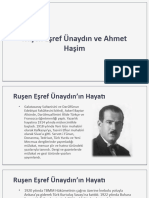 Ruşen Eşref Ünaydın + Ahmet Haşim