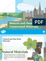 Natural and Man Made Materials