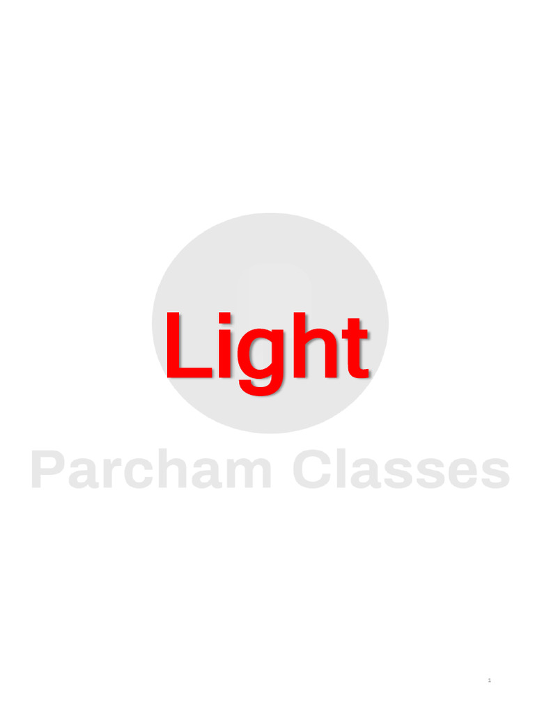 Light pdf light reflection physics 