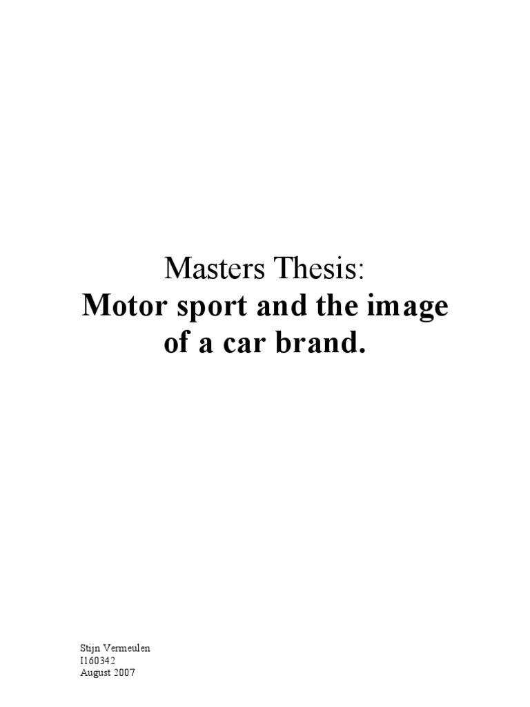 master thesis online marketing