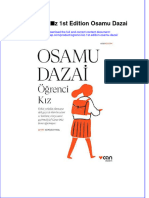 Full Download Ogrenci Kiz 1St Edition Osamu Dazai Online Full Chapter PDF