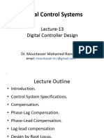 Lecture - 13 - Digital Controller Design