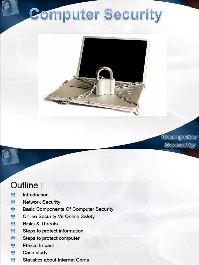 Computer Security | PDF | Encryption | Security
