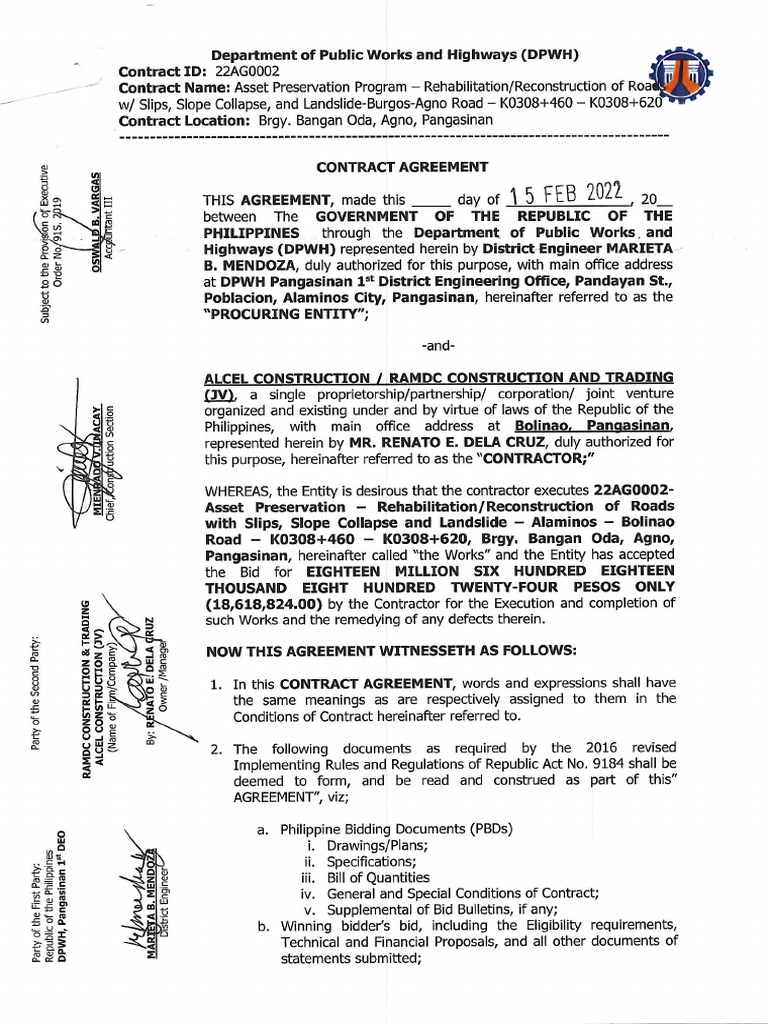 22ag0002 Contract | PDF