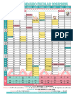 calendário escolar