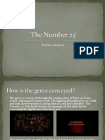 The Number 23 Trailer Analysis