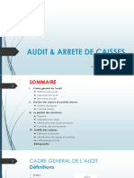 Cours Audit Et Arrêté de Caisses - IPG Présentation VF