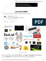 Roadmap To Learn AI in 2024. A Free Curriculum For Hackers and - by Benedict Neo - Bitgrit Data Science Publication - Feb, 2024 - Medium
