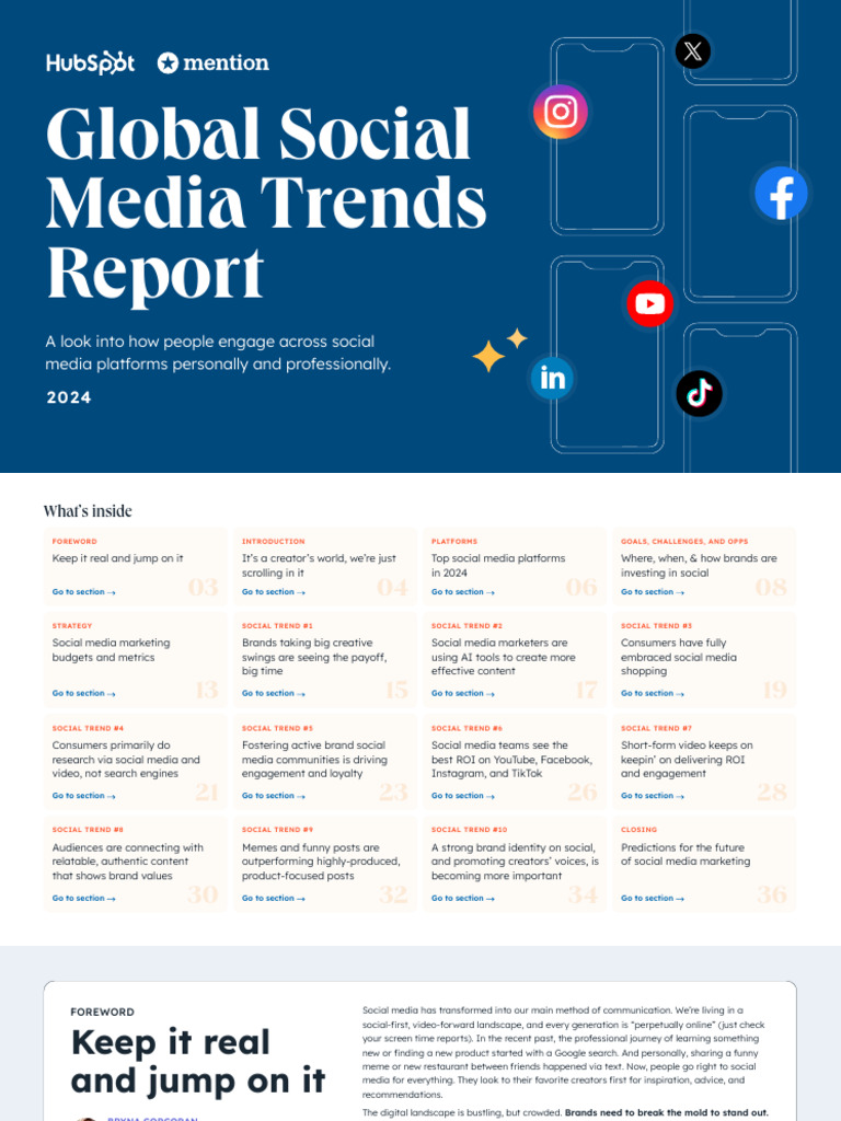 2024 Social Trends Report V4 Pdf Social Media Marketing Social Media
