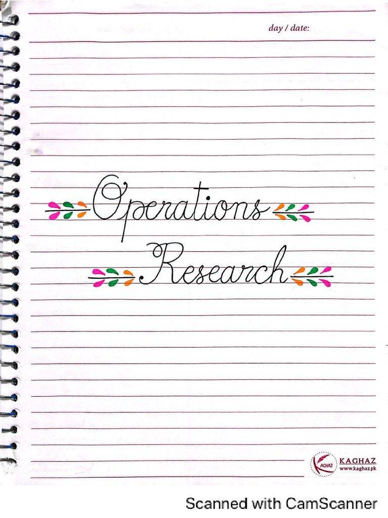 Or Complete Notes | PDF