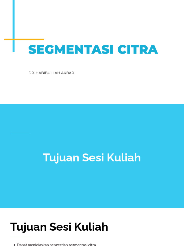 Modul 4 (SEGMENTASI CITRA) | PDF