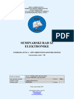 Vjezba VIII - Energija Sunca - Off-Grid Fotonaponski Sistem