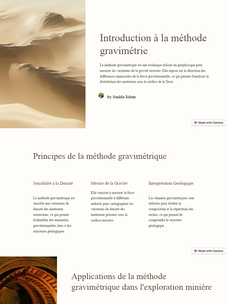 Introduction à la gravimétrie géophysique | PDF | Géologie | Terre