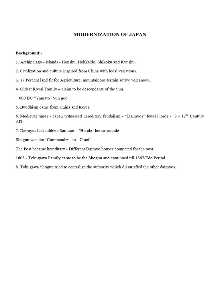 Japan Pdf Empire Of Japan Japan