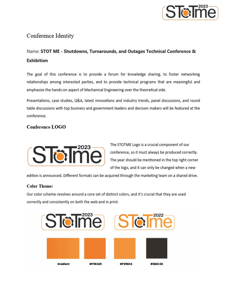 Conference Identity - STOTME | PDF | Advertising | Social Media