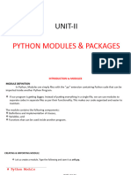 UNIT-II Modules and Packages