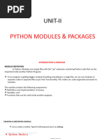 UNIT-II Modules and Packages