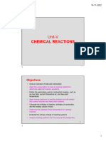 V-Reacting Systems-Chemical Reactions