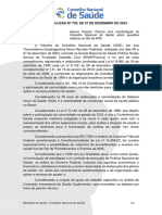 Reso730 - Aprova Parecer Tcnico Do CNS Sobre o Rol Da ANS - Com Parecer Tcnico em Anexo