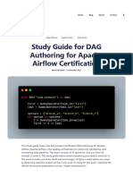 Apache Airflow Certification - Study Guide for DAG Authoring