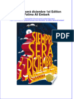 PDF of Siempre Sera Diciembre 1St Edition Fatima Ali Embark Full Chapter Ebook