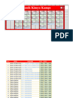 Organik Kimya Kampı