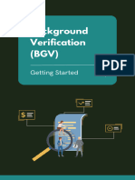 Background Verification BGV Getting Started