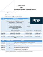 Program Schedule