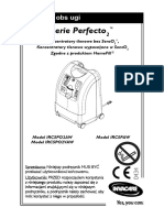 Instrukcja Obsługi Koncentrator Tlenu Invacare Perfecto 2 (PL)