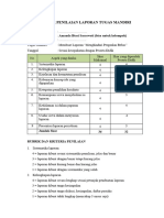 Form Penilaian Tugas Mandiri