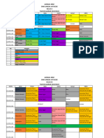 Jadwal Pelajaran Kelas X - XI Semester 2 THN 2023-24