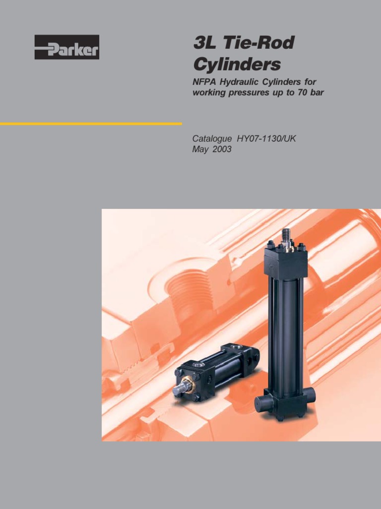Hydraulic Cylinder Parker 3l Piston Cylinder (Engine) Free 30day
