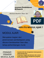 Aksi Nyata Perencanaan Pembelajaran SMP/Paket B: Membuat/Modifikasi Modul Ajar