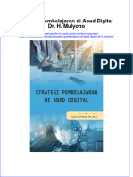 Download pdf of Strategi Pembelajaran Di Abad Digital Dr H Mulyono full chapter ebook 