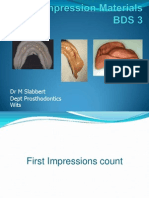 Dr M Slabbert's Guide to Impression Materials