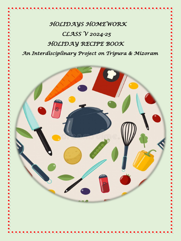 Holidays Homework 2024-25 | PDF | Nutrition | Diet & Nutrition