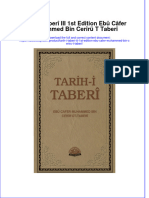 PDF of Tarih I Taberi Iii 1St Edition Ebu Cafer Muhammed Bin Ceriru T Taberi Full Chapter Ebook